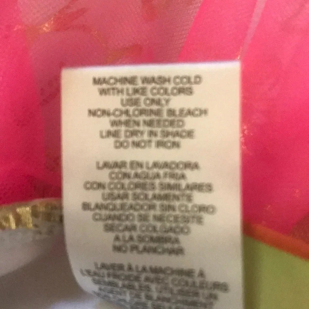 PENELOPE MACK Ltd. one piece swimsuit tutu ruffle gold butterflies lined size 6X